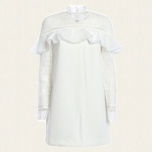 Self Portrait Military Cape Dress